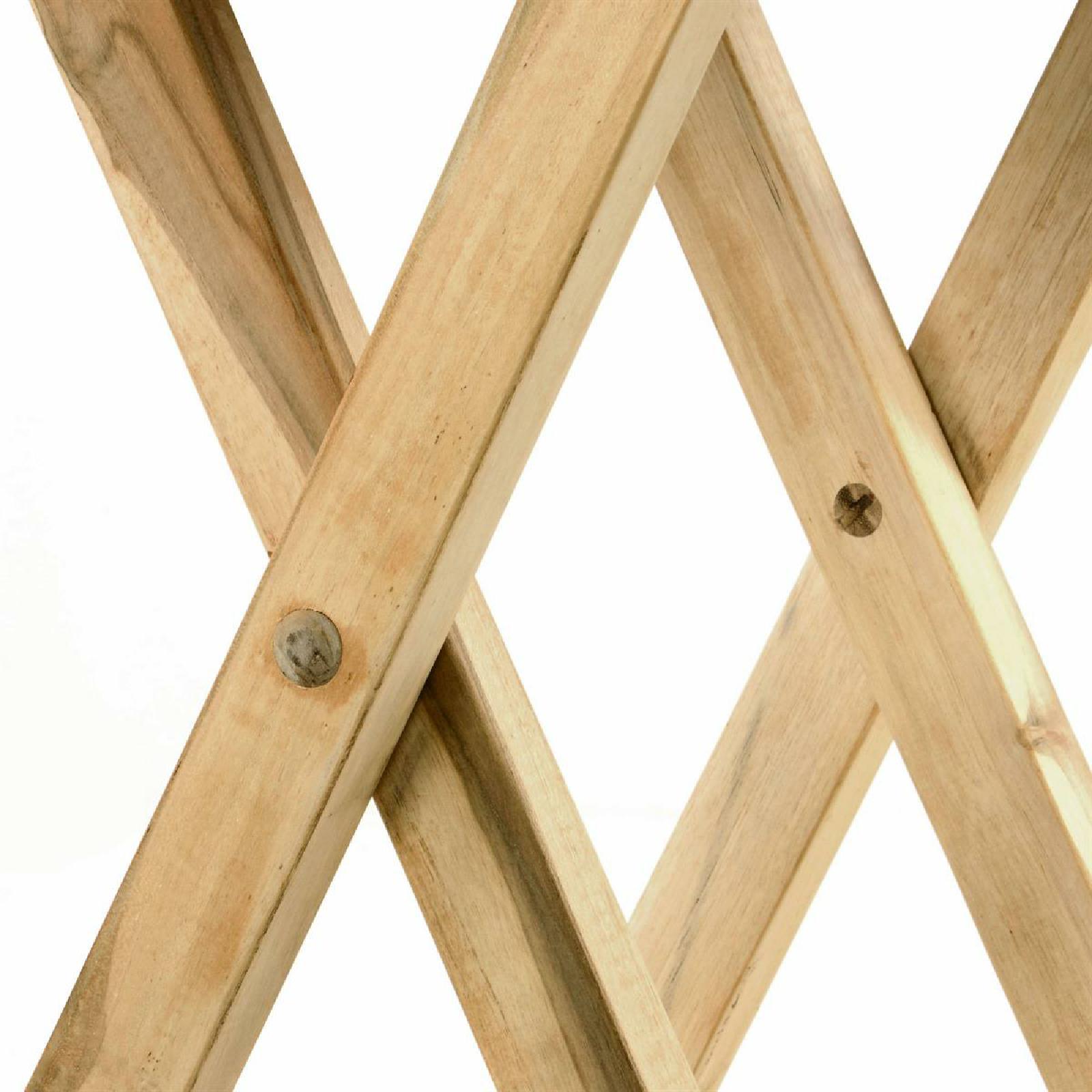 VCM Balkontisch Gartentisch Beistelltisch klappbar natur Teakholz Ø60cm