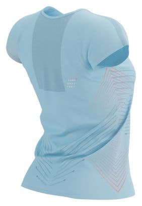 Maillot Manches Courtes Femme Performance SS Tshirt W Aqua Bleu