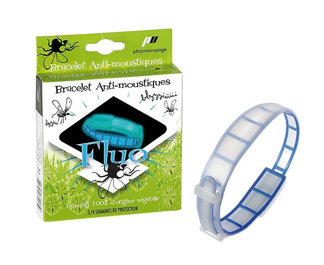 PHARMAVOYAGE - BRACELET ANTI MOUSTIQUE PHOSPORESCENT