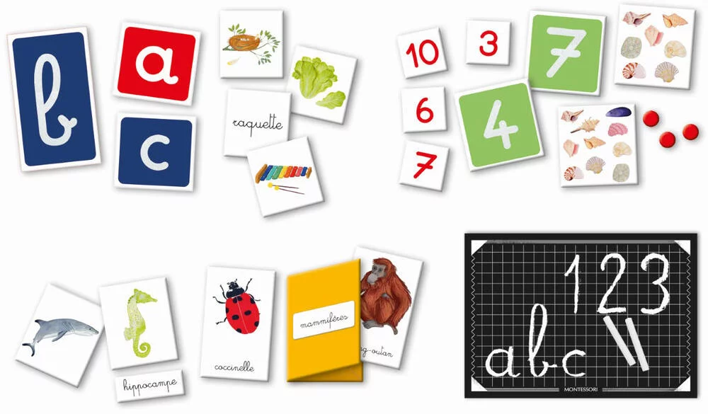 EDUCATION CLEMENTONI - MONTESSORI -MON COFFRET DE JEUX