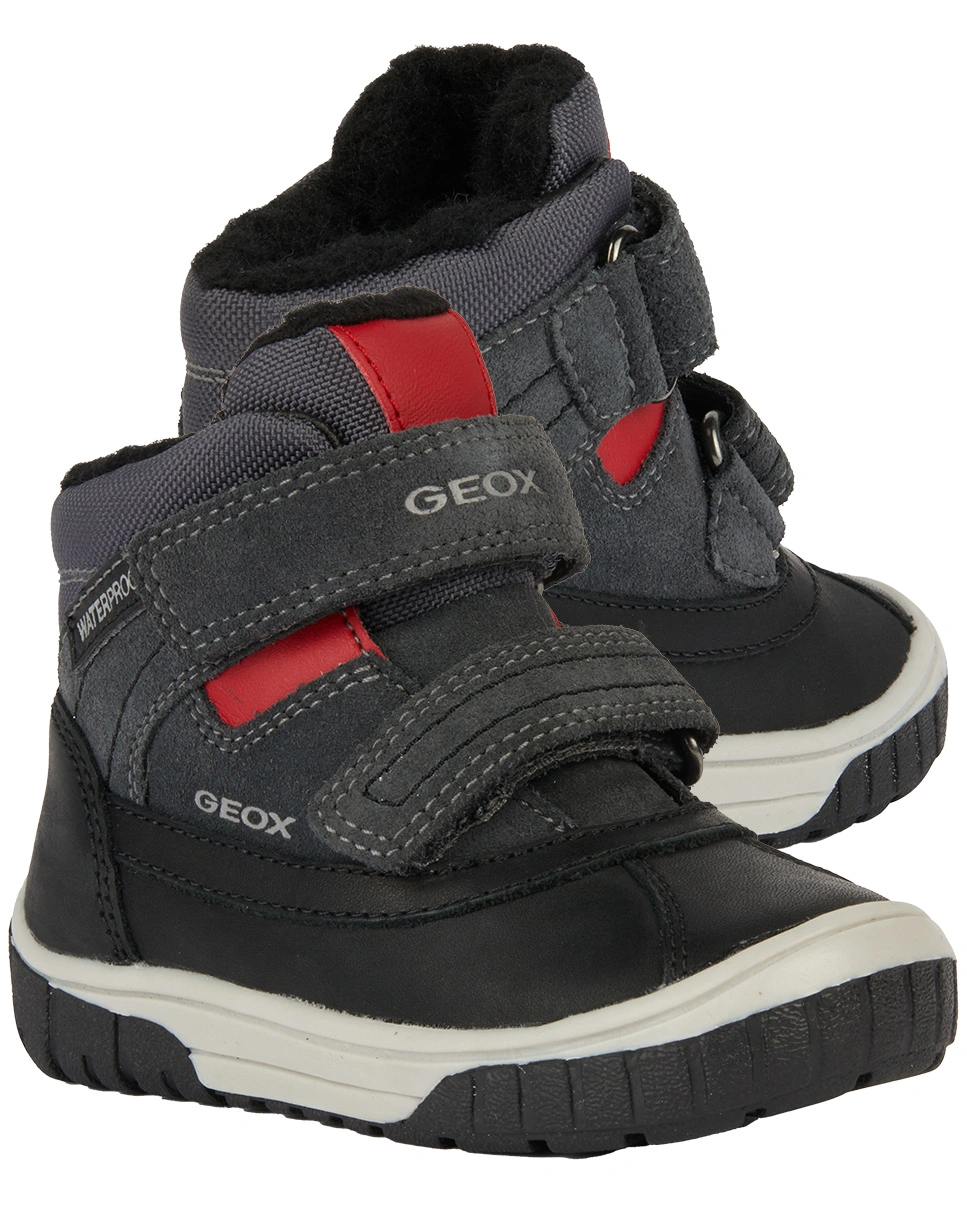 Klett-Boots OMAR gefüttert in dark grey/red