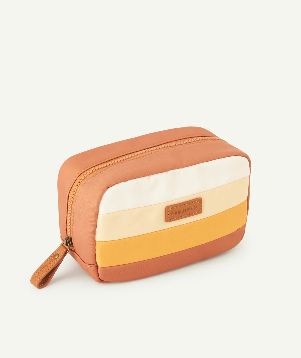 GRECH & CO.TROUSSE ORANGE IMPERMÉALE ENFANT EN FIBRES RECYCLÉES