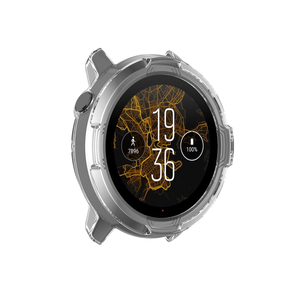 TPU beskyttelsesdeksel for Suunto 7 smartklokke Gjennomsiktig