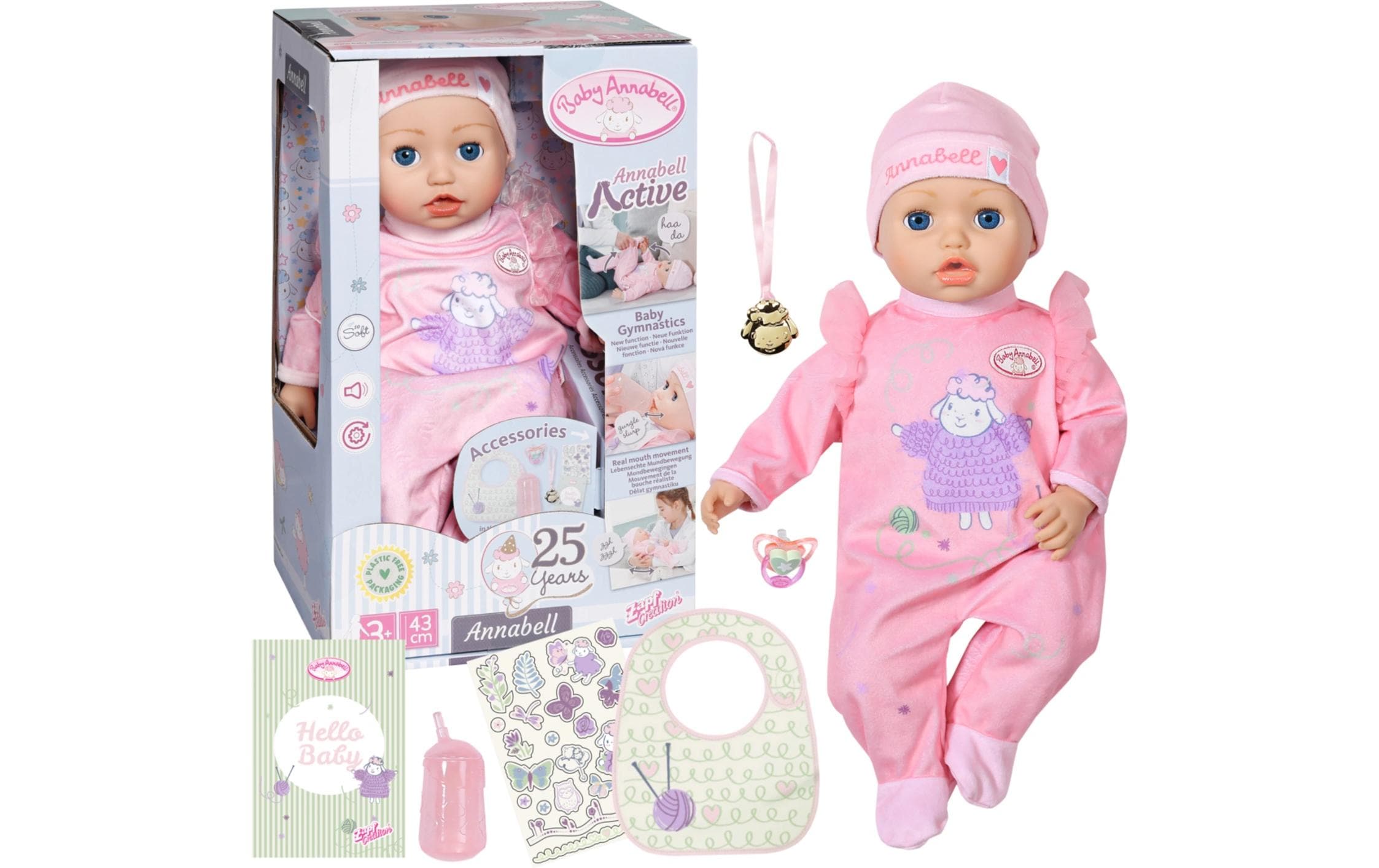 Babypuppe Annabell Interaktiv, 43 cmInteraktives Baby