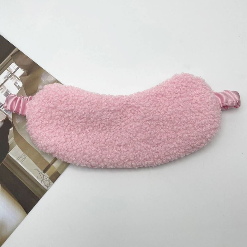 Bohod - Effen Chenille-slaapoogmasker