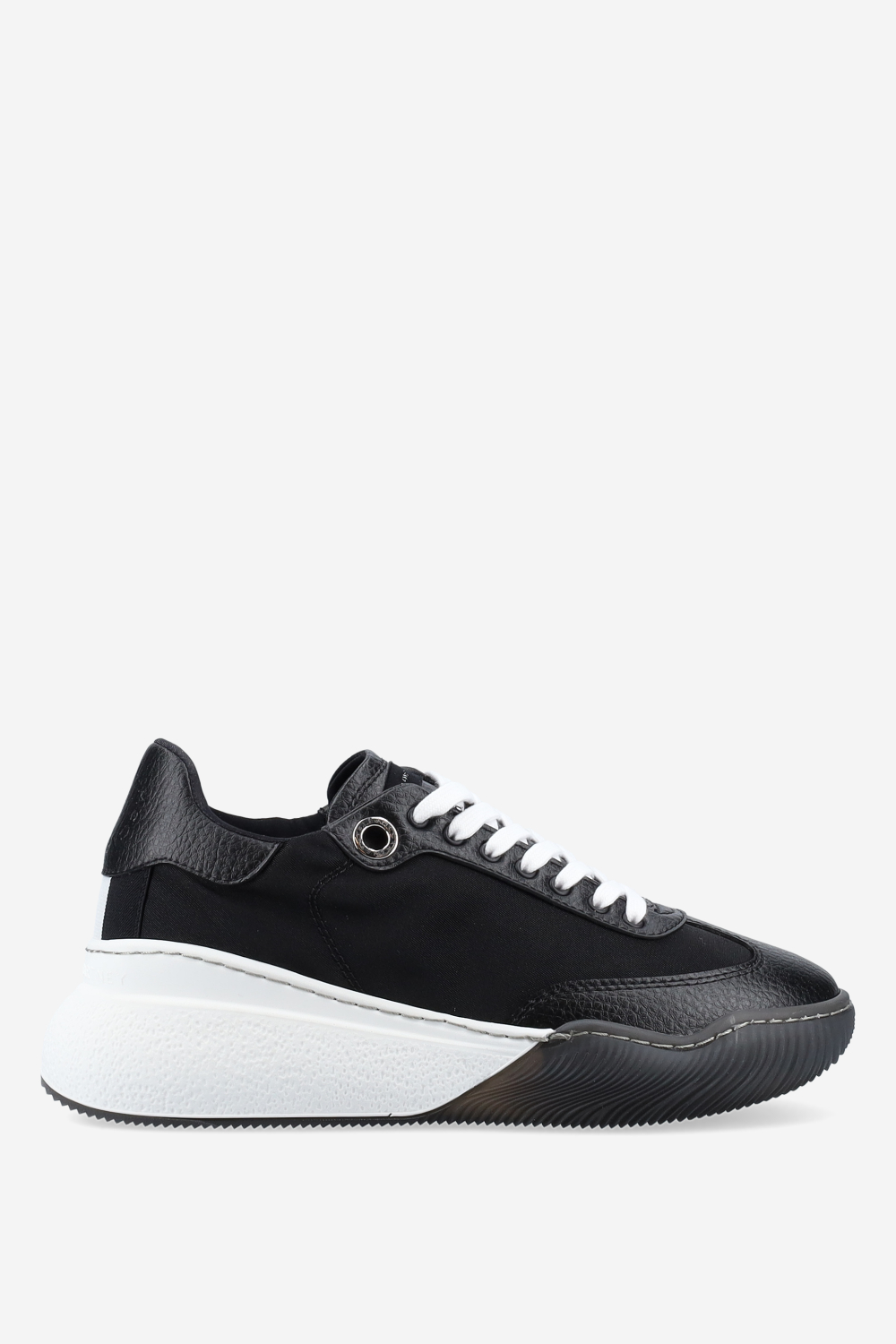 Loop lace-up vegan leather sneakers