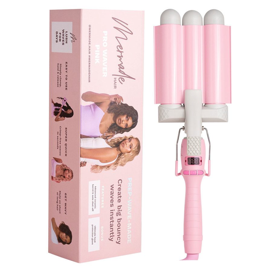Mermade Hair Pro Waver Pink 32mm