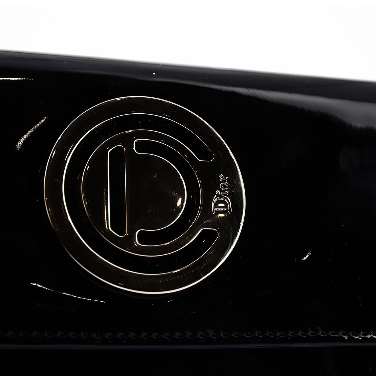 Dior Portefeuille Le Trente en Cuir verni noir - Neuf sans étiquette - 19x10 cm