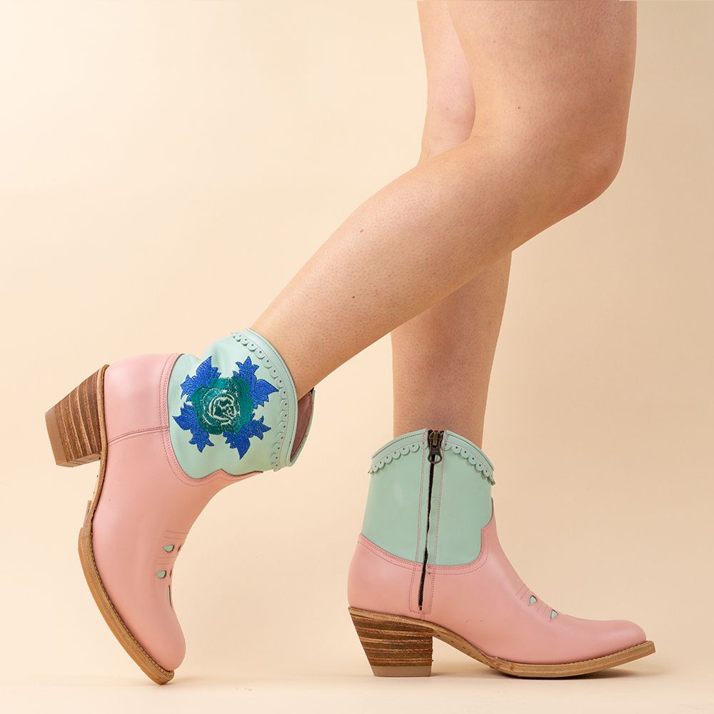 Sendra enkellaarsjes 17186 Nappa Baly Rosa