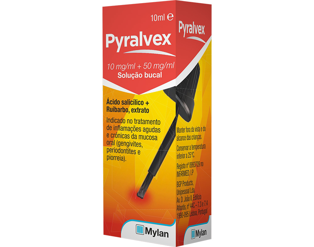 SOLUÇÃO PYRALVEX BUCAL 10MG/ML   50MG/ML 10ML