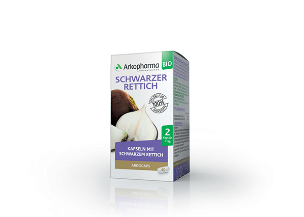 ARKOCAPS Schwarzer Rettich<br>40 Stück, Dose, Kapsel, Bio