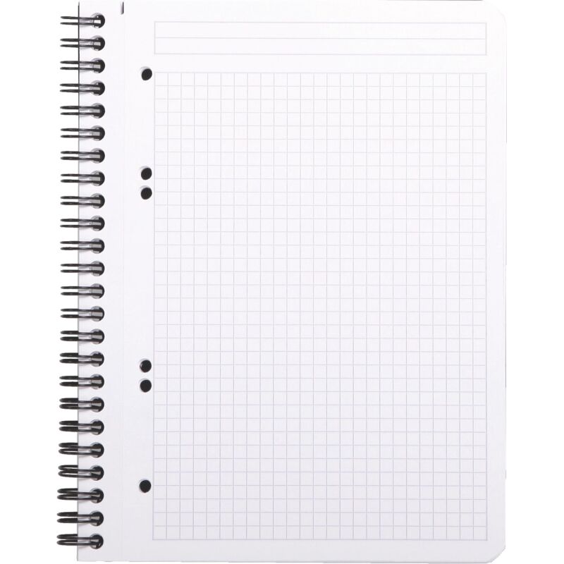Cahier spirale Rhodiactive Notebook A5 16 x 21 cm - petits carreaux- 160 pages