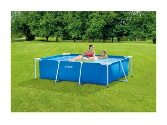 Piscine tubulaire Metal Frame Junior rectangulaire 2,20 x 1,50 x 0,60 m - Intex