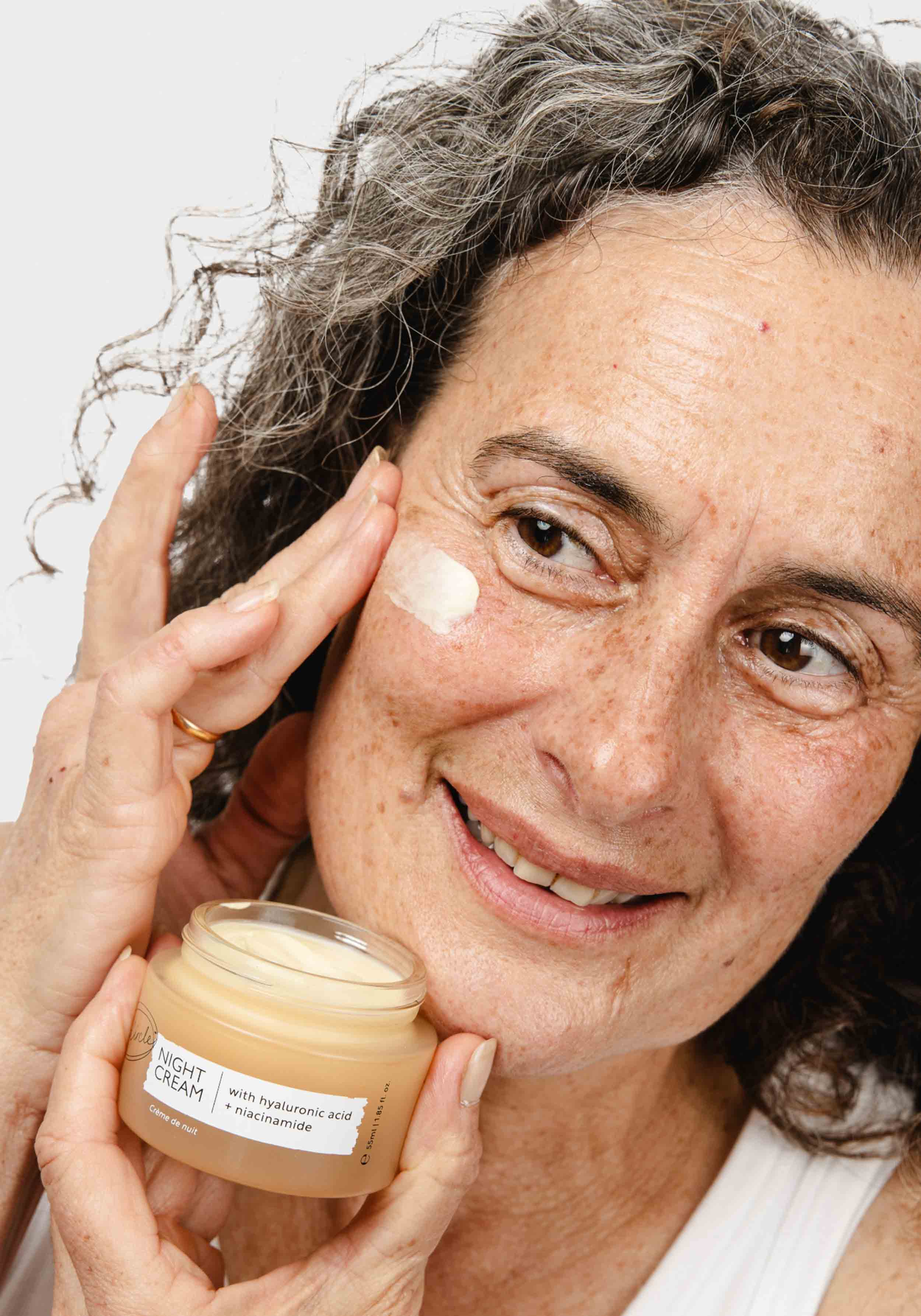 UpCircle Nachtcreme Night Cream Hyaluronic Acid, Niacinamide