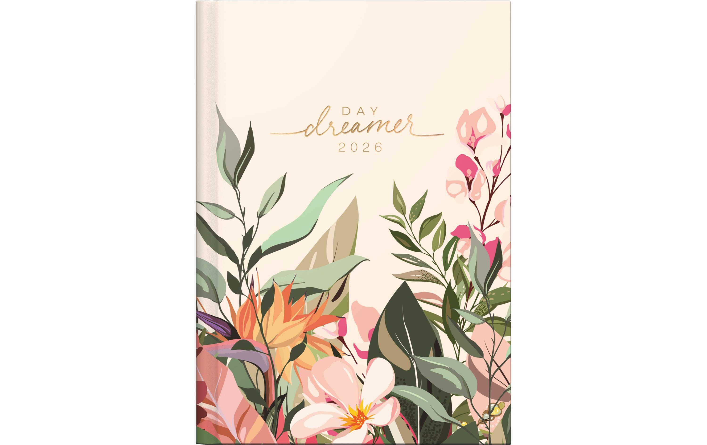 Taschenagenda Technik III Abstract Blume, 2026, MehrfarbigTagesplaner
