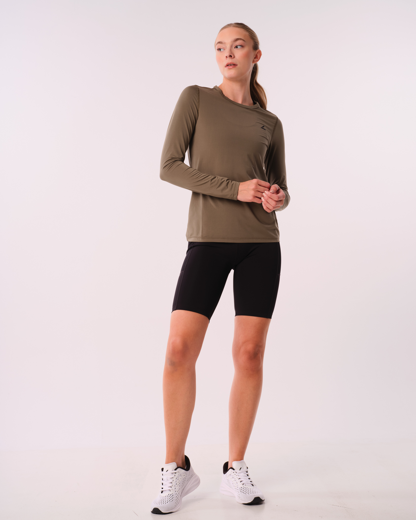 LEVITY Momentum LS Dusty Green