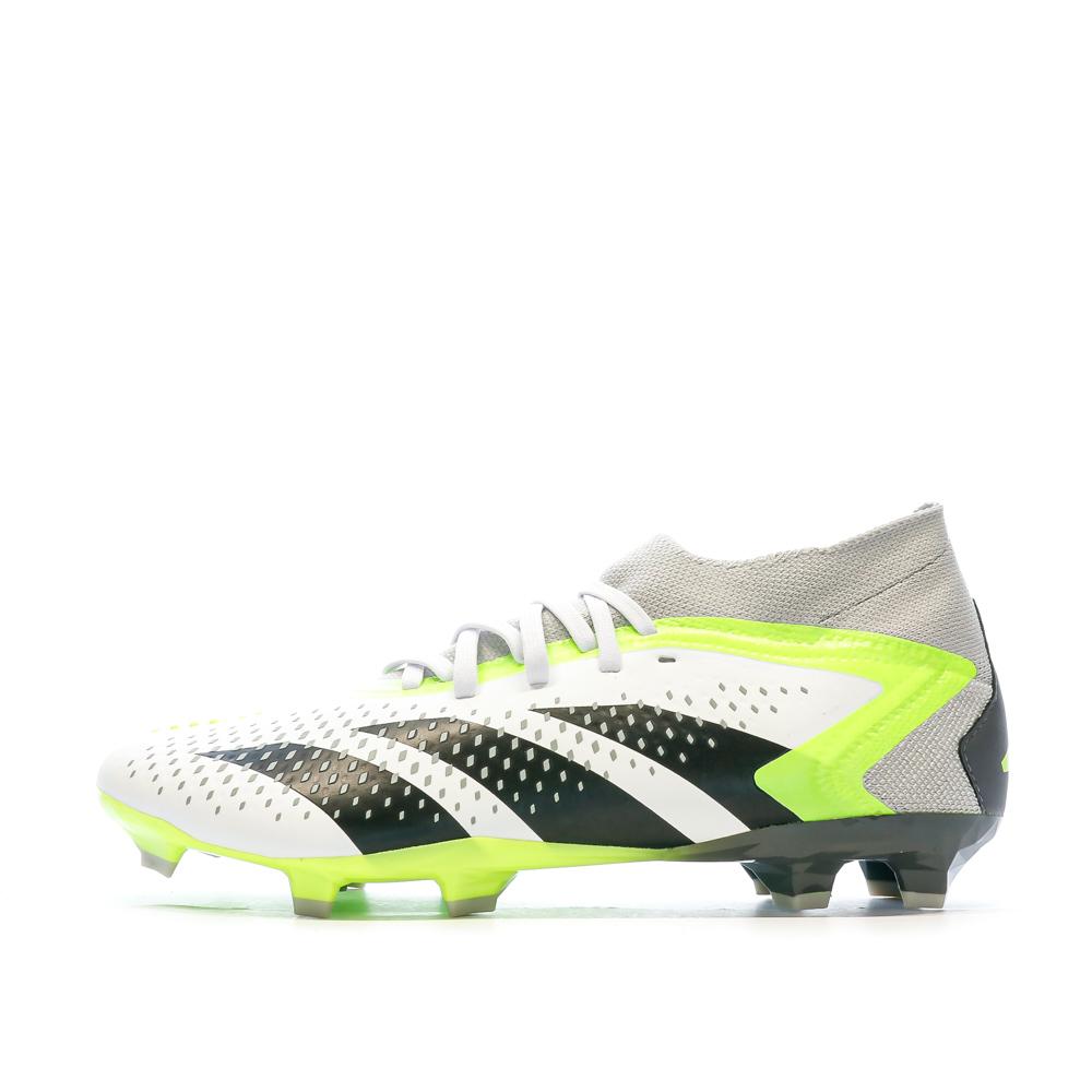 Adidas Chaussures de foot Blanc/Vert Homme Predator Accuracy.2 FG