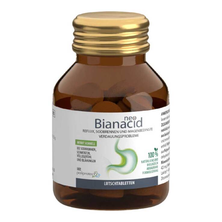 Neo Bianacid Lutschtabletten Zitronengeschmack, 45 St