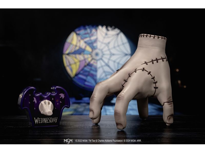 Jada Toys Wednesday RC Thing Ferngesteuertes eiskaltes Händchen für Wednesday Fans & Kinder ab 8 Jahre, Spielzeug-Hand inkl. Fernsteuerung & Batterien