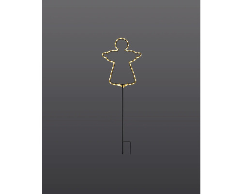 LED Decoratieve Lafiora Engelenstangset, 42-delig, 65 cm, Warm Wit, Zwart