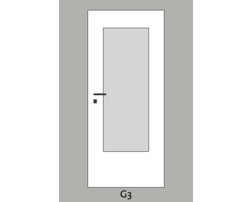 Pertura glasinzet ESG LAG3 / LA-HD Satinovo 41x142 cm