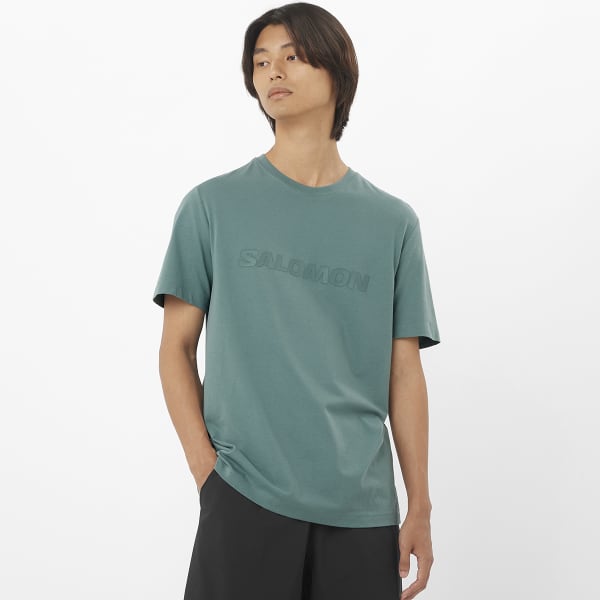 T-shirt SALOMON BIG LOGO TEE NORTH ATLANTIC