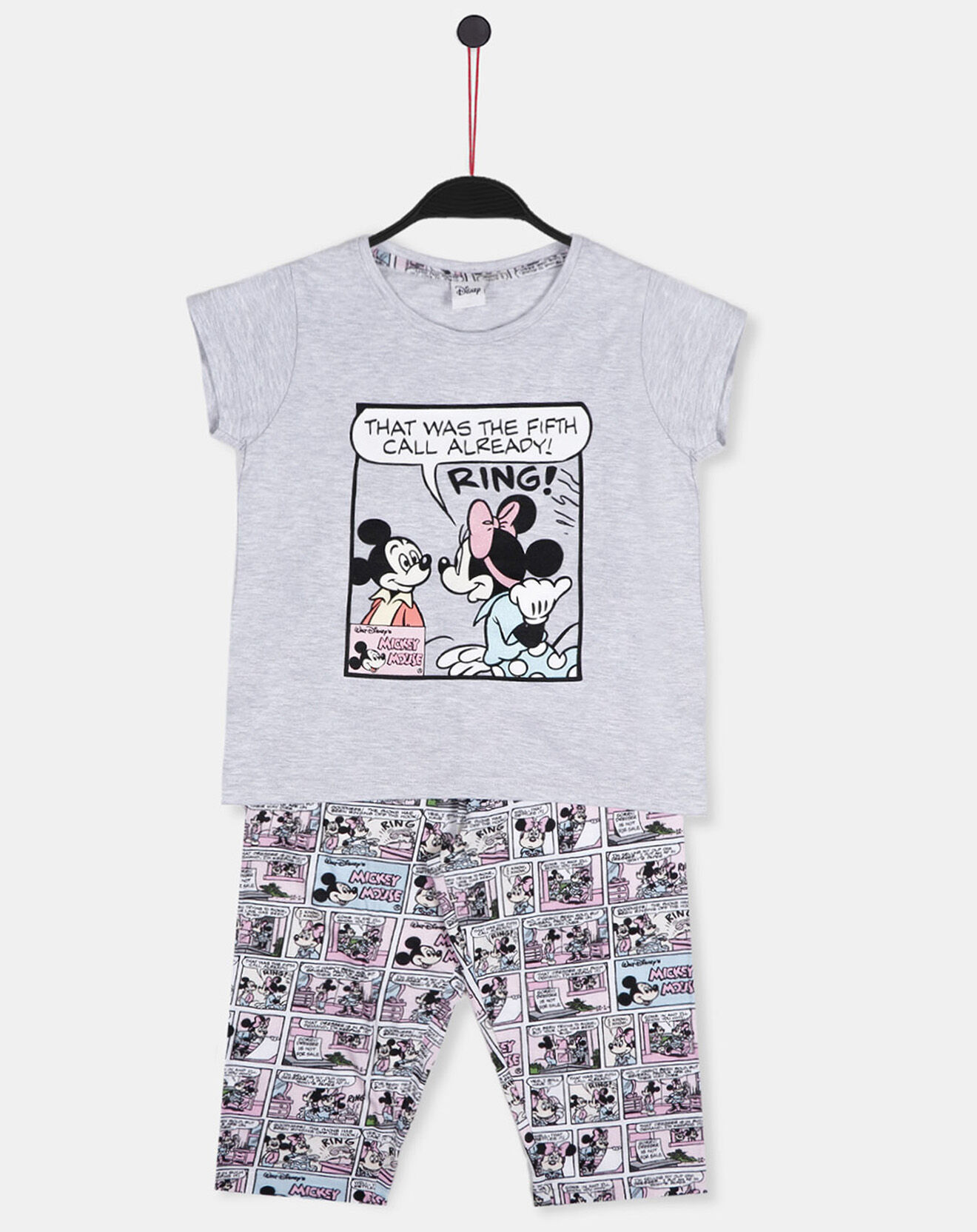 28 Pyjama Comic Pirate Mickey gris