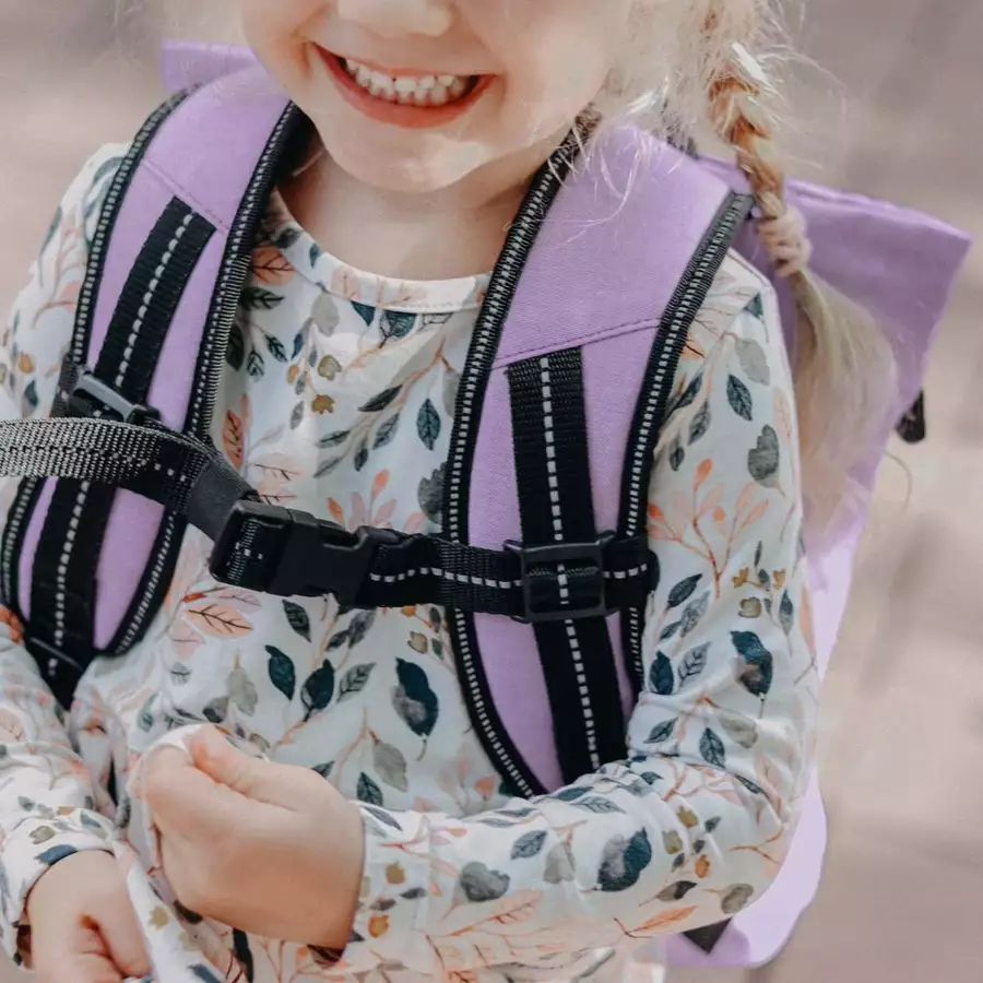 Anna und Oskar Fairer Kinderrucksack Kalle Mini Flieder