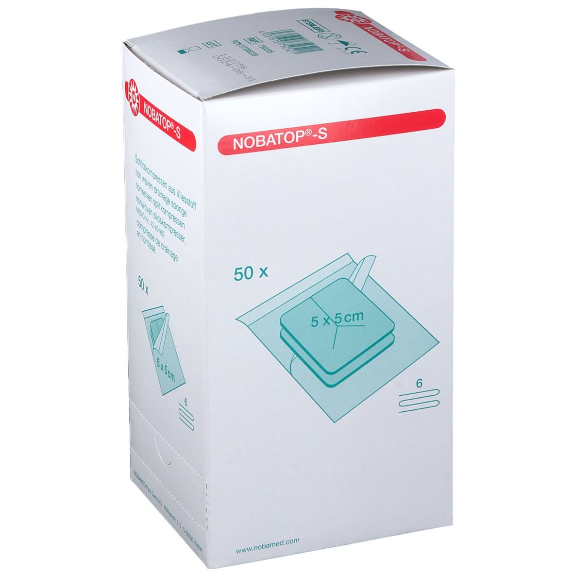 NOBATOP®-steril S 5 x 5 cm
