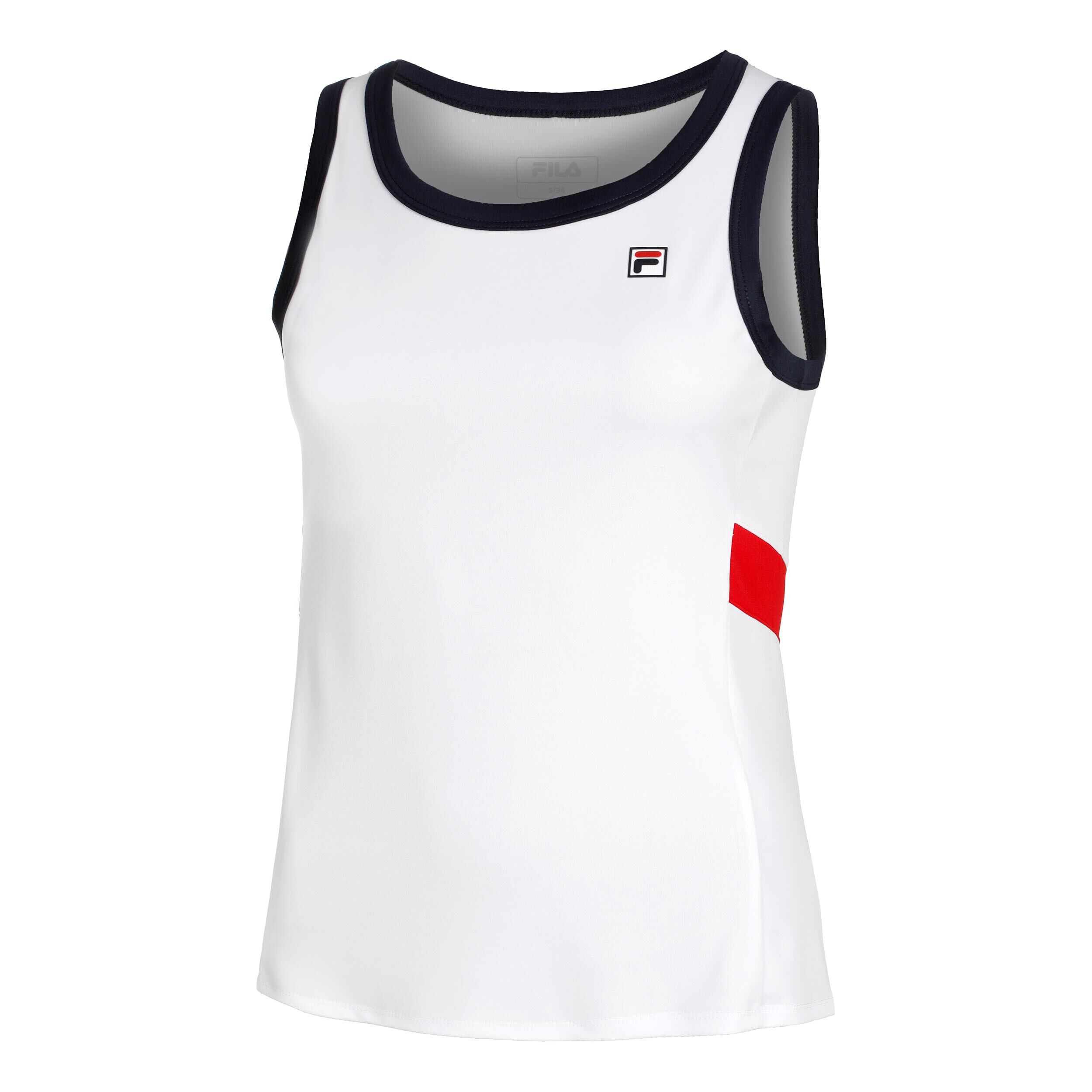 Fila Lissy Débardeur Tank Top Femmes - Blanc , Bleu Foncé