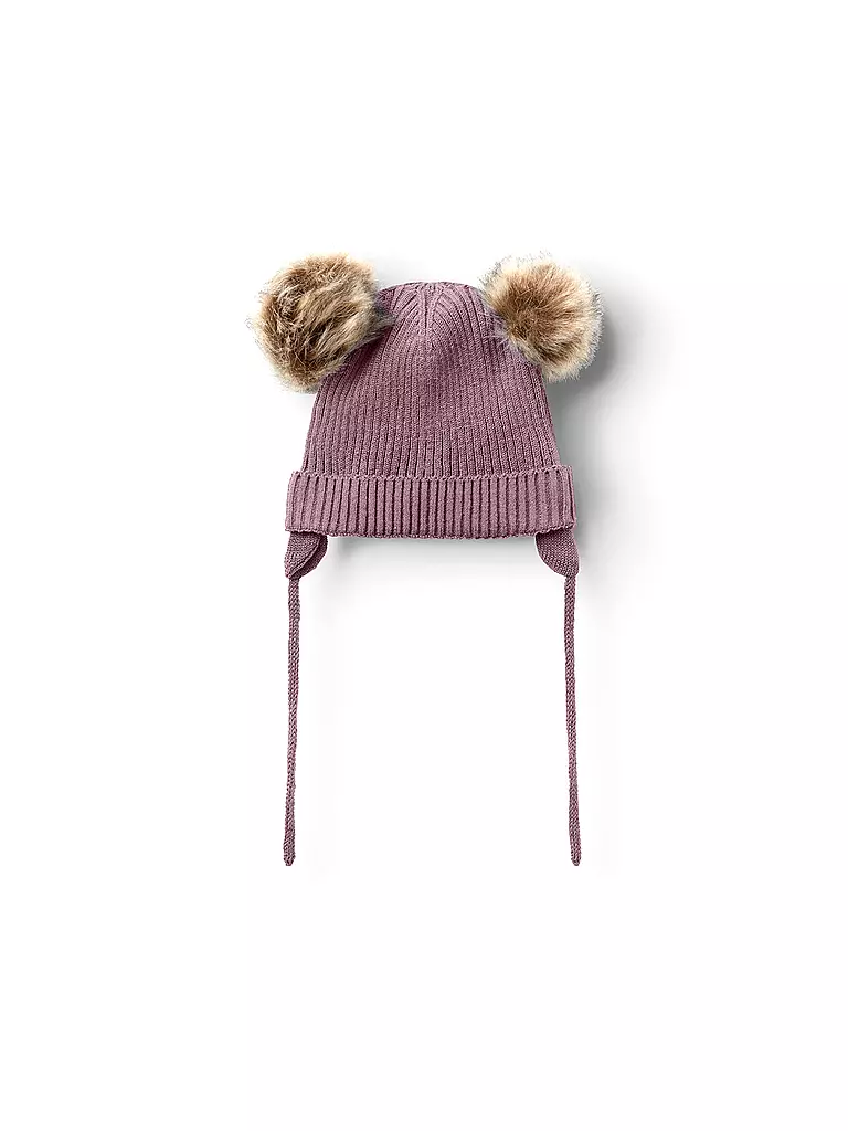 NAME IT Baby Mütze - Haube NBNMARA 2teilig beere