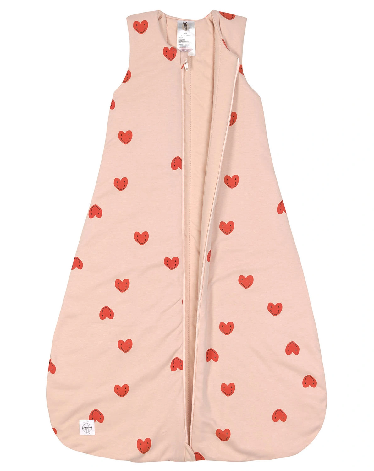 Schlafsack HEART in peach rose