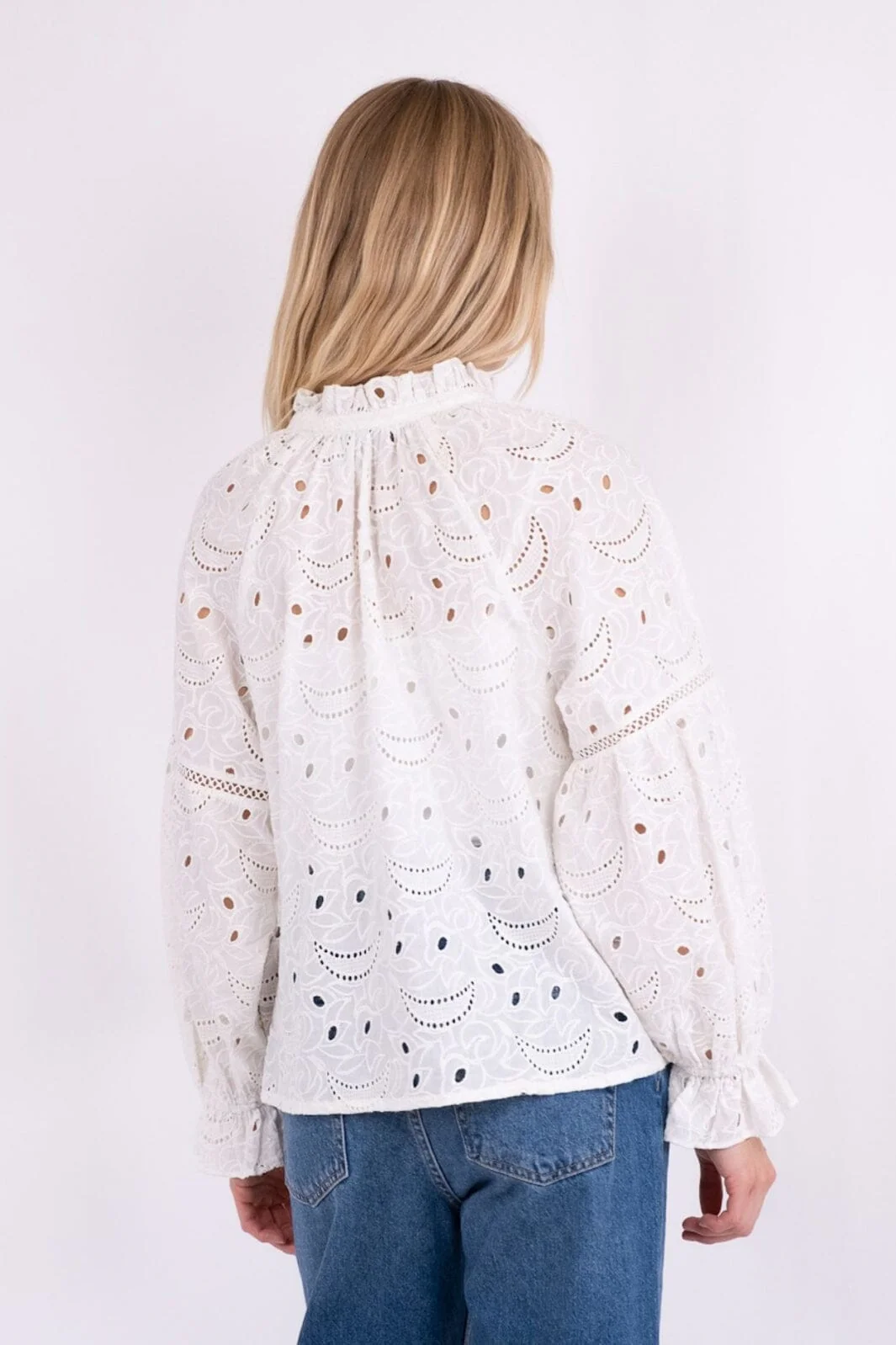 Neo Noir Micah Emb Blouse