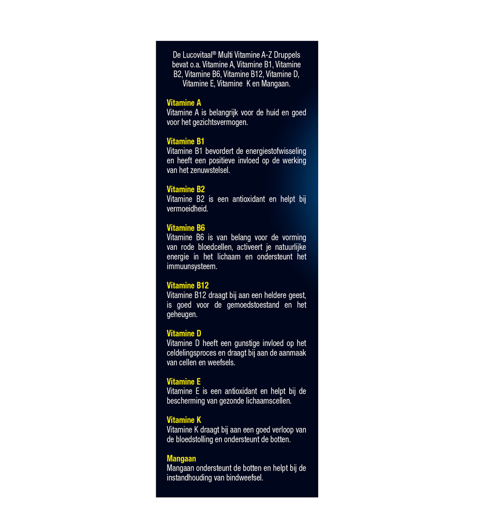 Lucovitaal Multi A-Z Druppels (50 m)