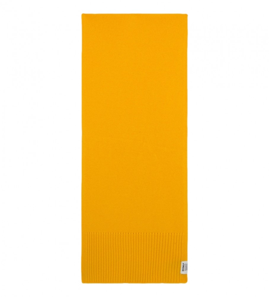 Cachecol amarelo de lã reciclada ECOALF Woolalf