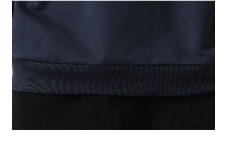 Lefitt - effen sweatshirt met halve rits
