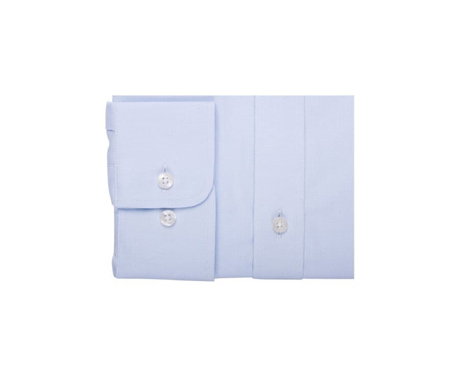 Chemise Bleu Ciel 100% coton - Col américain - EVHAN