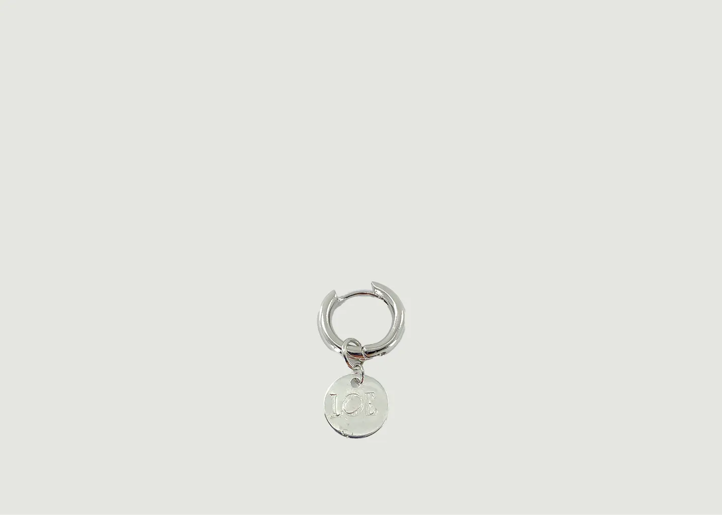 Mono Boucle d'oreille médaille LOE
