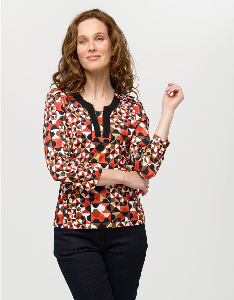 T-shirt imprimé rouge