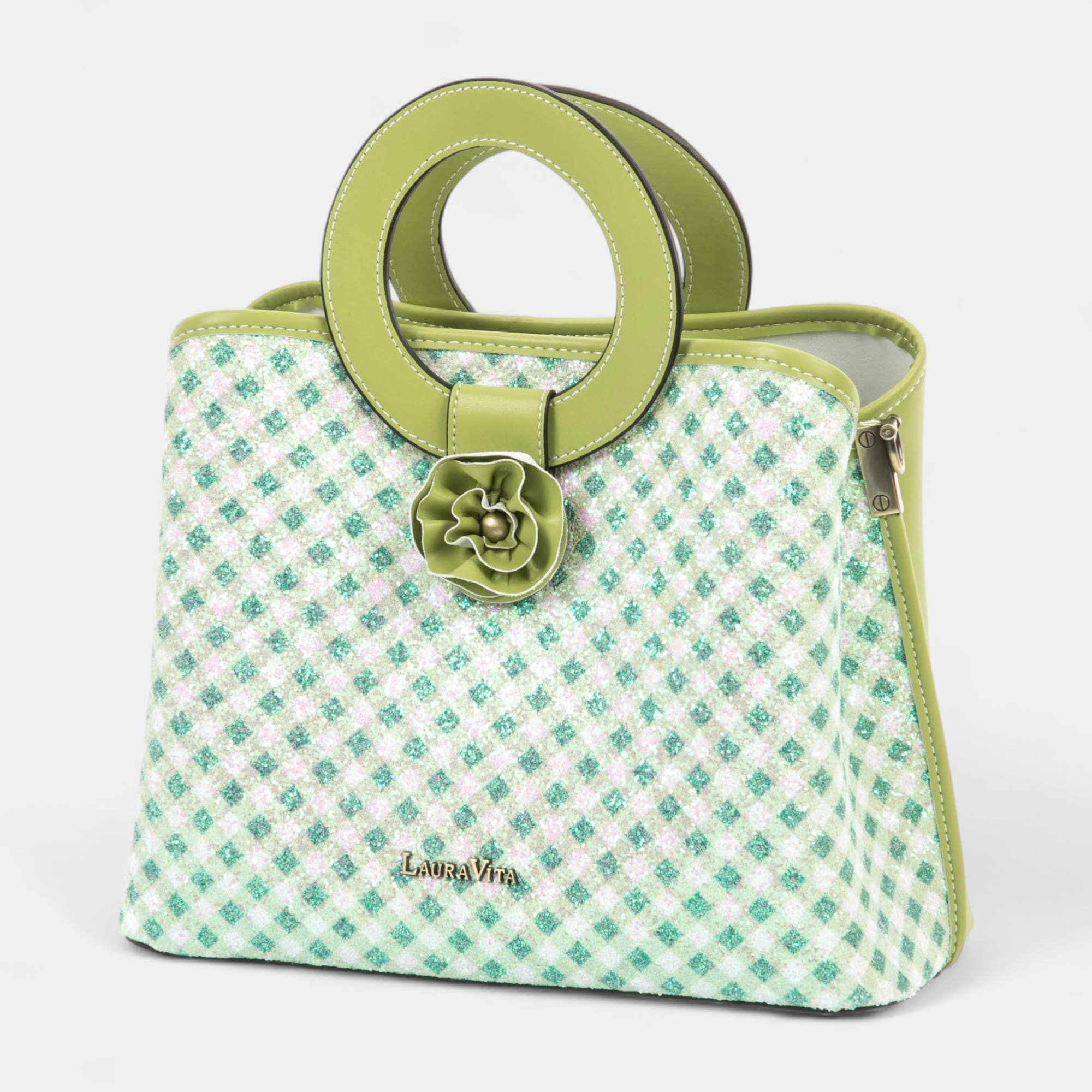Sac à main vert