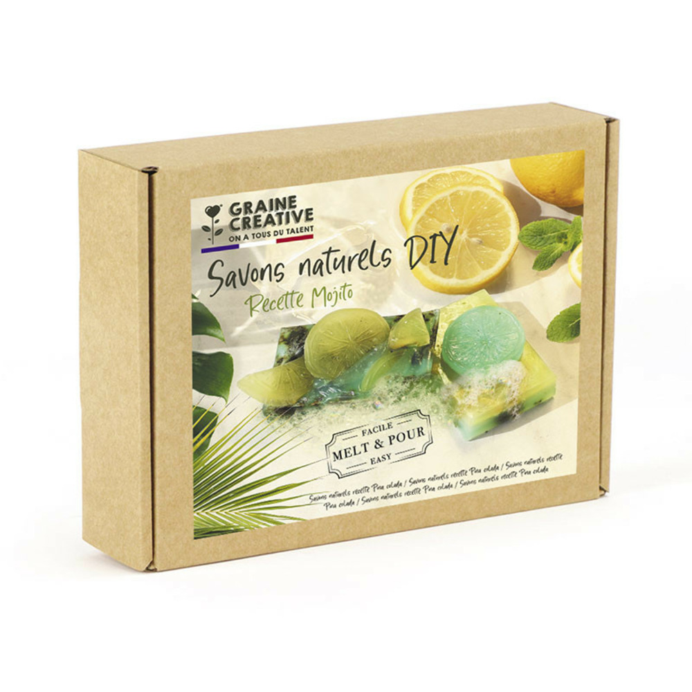 Kit diy - savon à faire soi-même - recette mojito
