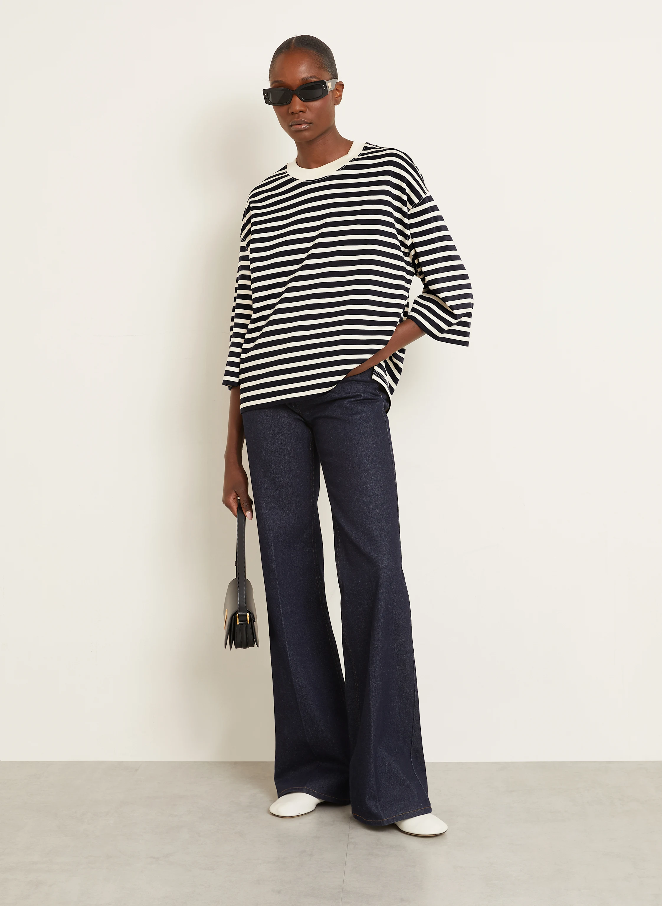 AMI PARIS Oversized-Shirt mit 3/4-Arm