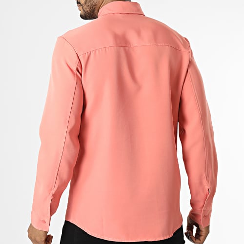 Chemise Manches Longues Rose Foncé