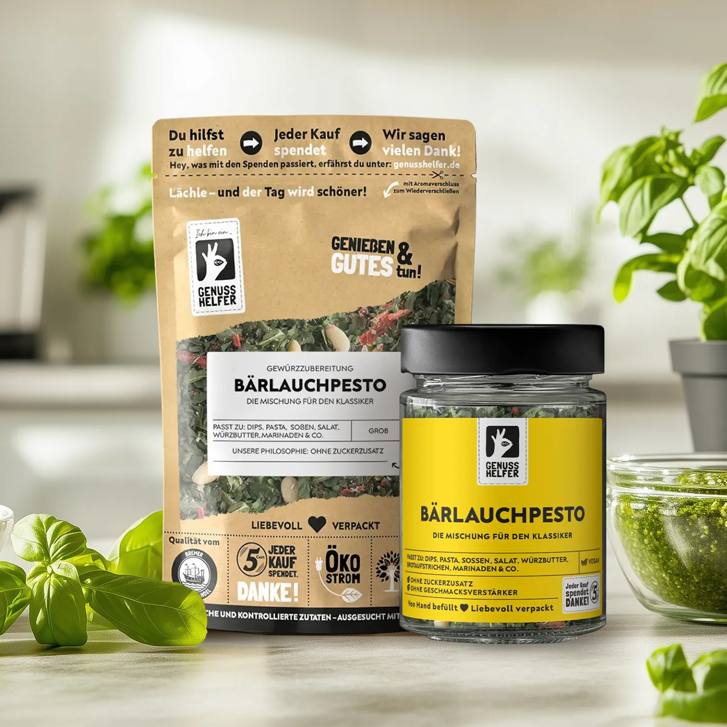 Bärlauchpesto Gewürzmischung, 3er Pack