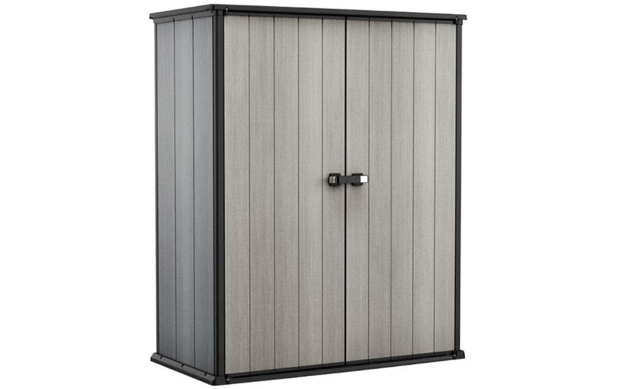 Gartenschrank High Store Plus<br>Robuster und witterungsbeständiger Geräteschrank für Terrasse und Balkon