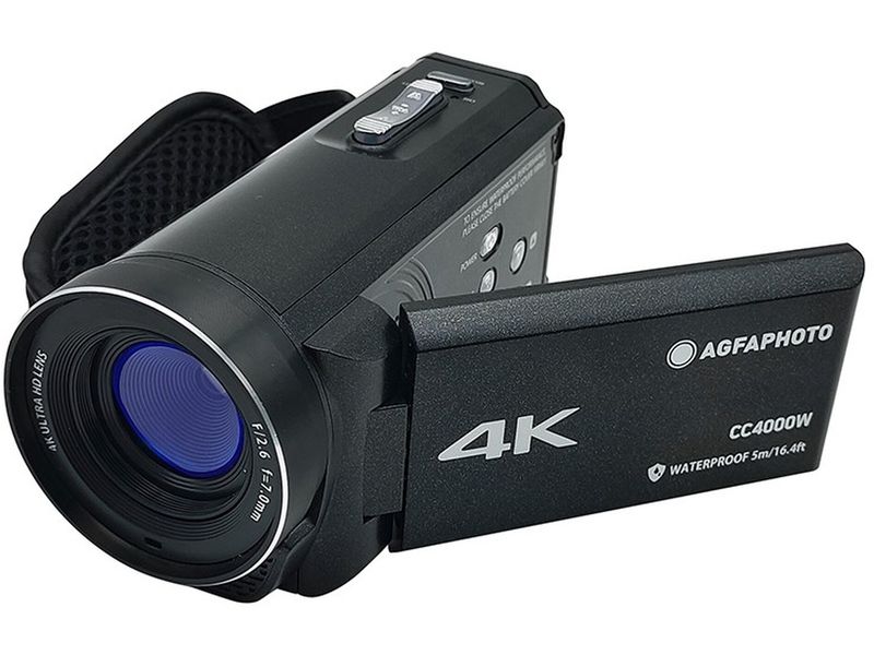 Agfa Videokamera Realimove CC4000W Wasserdichte 4K Videokamera