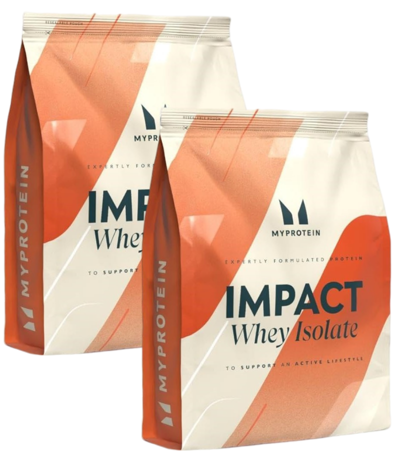 2 x MyProtein Impact Whey Isolate (2x1000g)