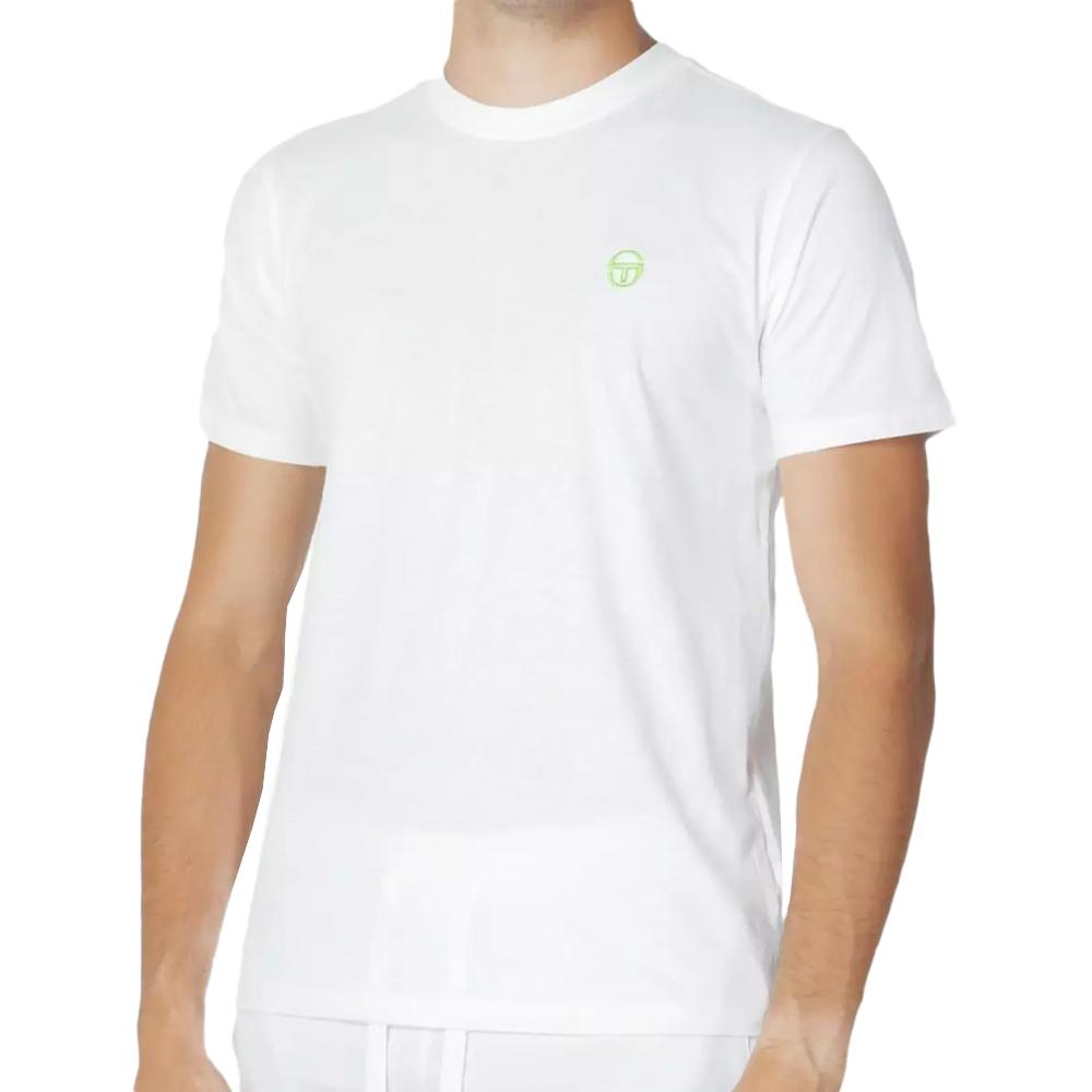 Sergio Tacchini T-shirt Blanc Homme Sergio Tacchini Iconic