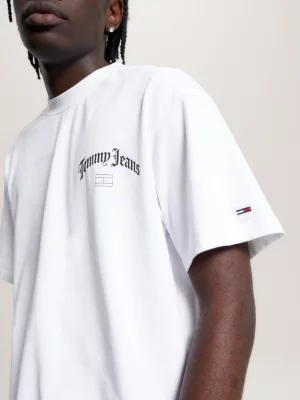 Camiseta Relaxed Fit com Logo nas Costas