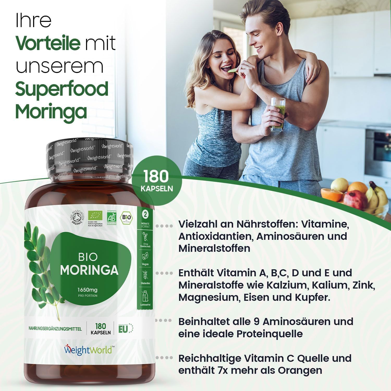 WeightWorld Bio Moringa Kapseln